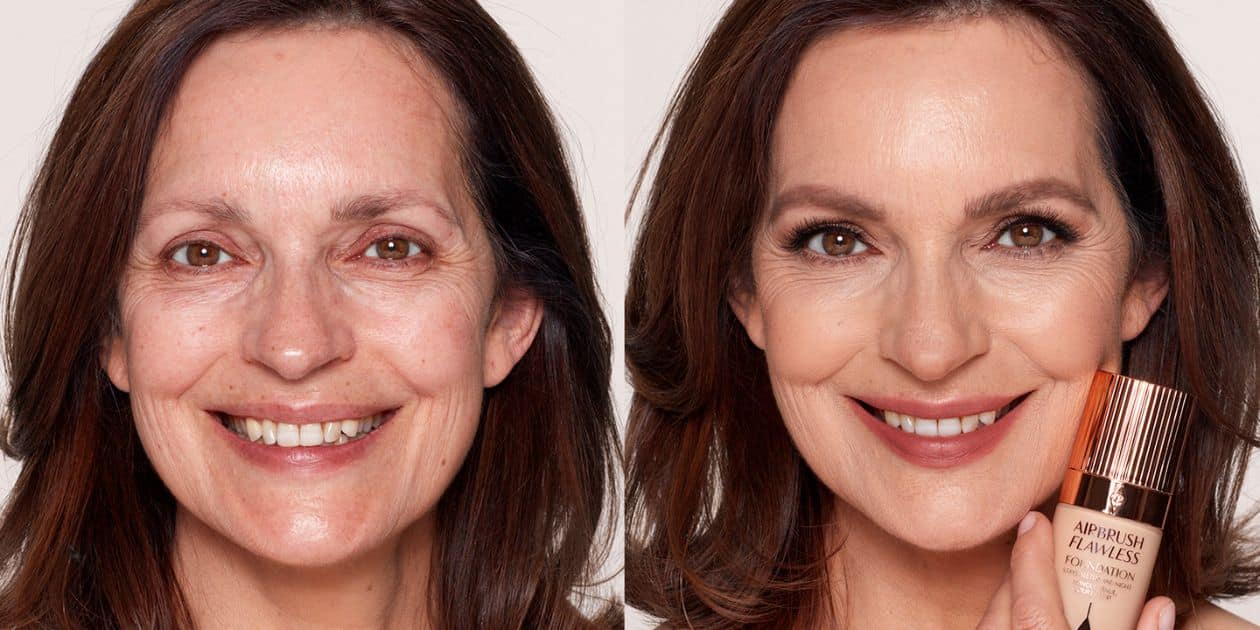Is airbrush makeup good for mature skin?