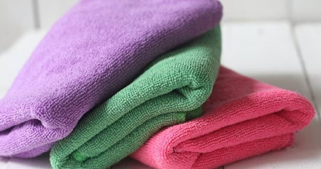 Using a Microfiber Cloth to Speed Up Drying Time