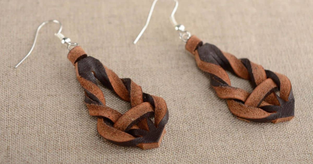 How to Make Leather Earrings?